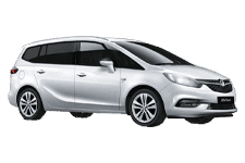 Vauxhall Zafira 5 plus 2 people carrier for Bradford minibus hire