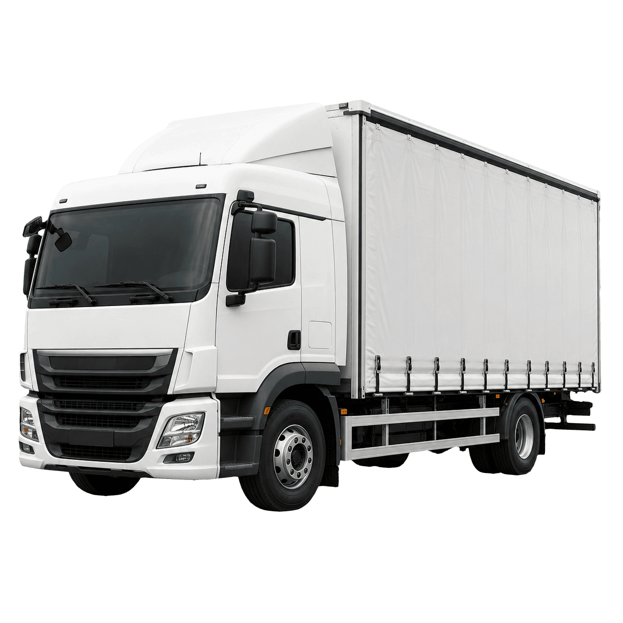 18 tonne curtain side truck for commercial hire in Bradford