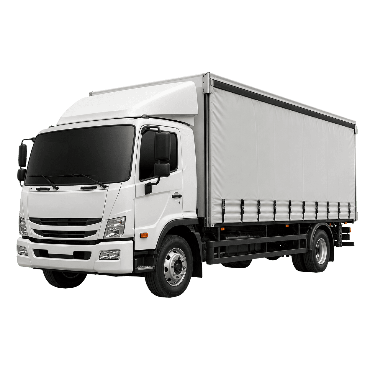 7.5 tonne curtain side truck for hire in Bradford