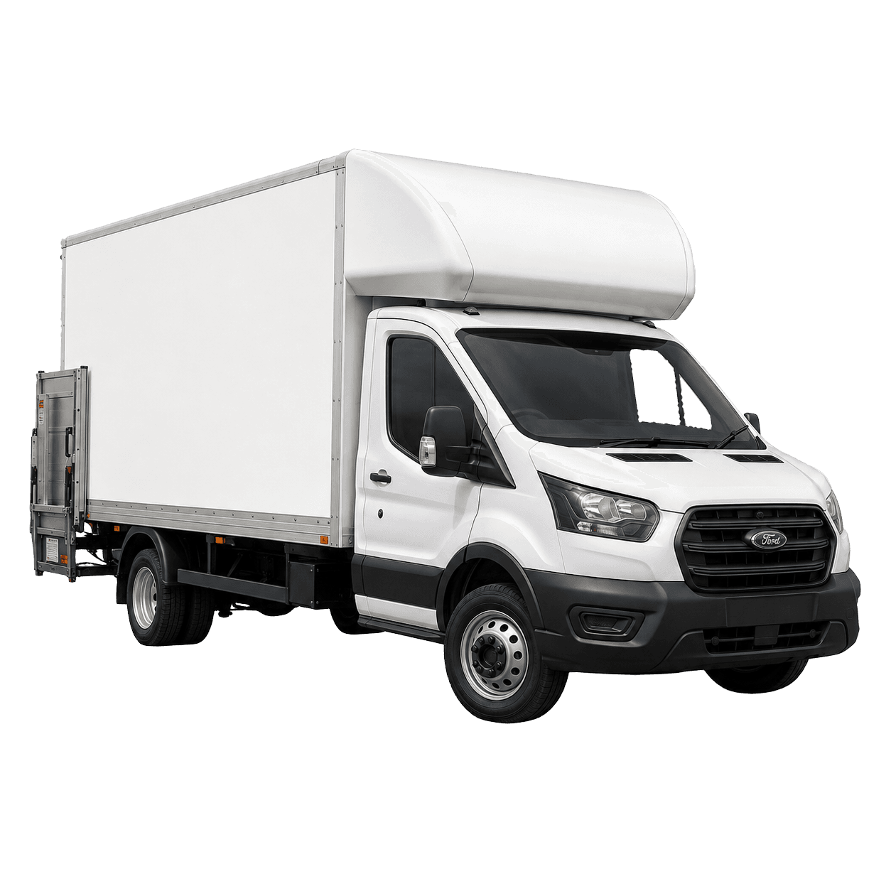 Ford Luton 3.5 ton tail lift box truck for Bradford hire