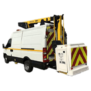 12.5 metre cherry picker van for access work in Bradford