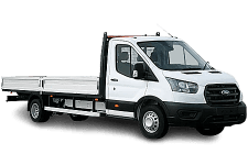 Ford Transit dropside van for materials transport in Bradford